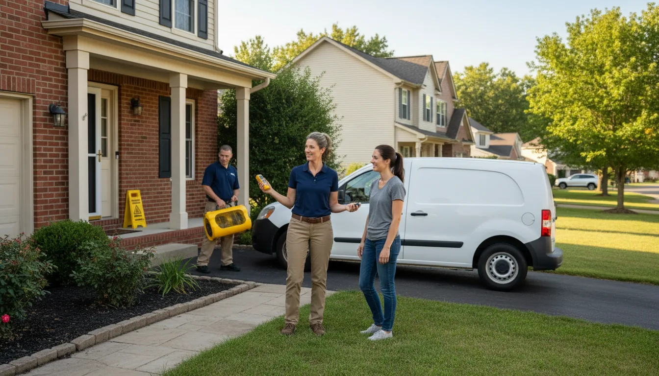 Water restoration image for Dehumidification And Cleanup Services in West Chesterfield, NH